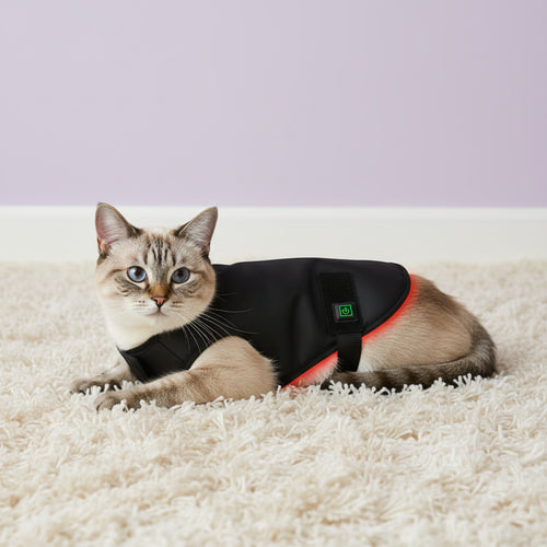Manteau infrarouge noir — Thérapie thermique pour chiens et chats