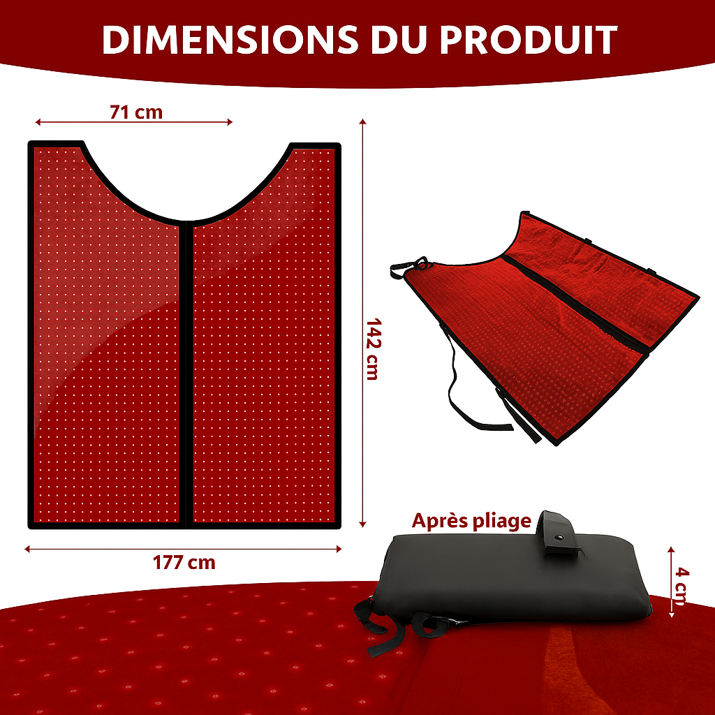 Couverture infrarouge pour chevaux et poneys taille D